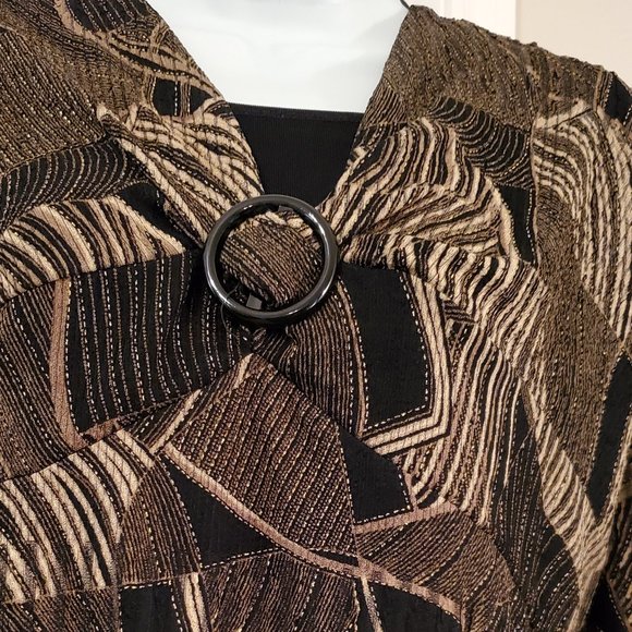 JM collection Women blouse size 1X. long sleeves. - Picture 5 of 13